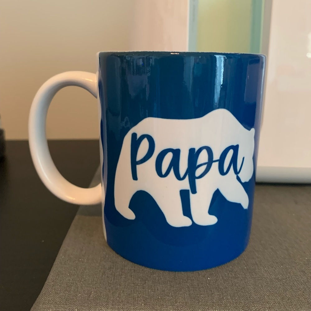 12 oz Custom Papa Bear or Personalized Coffee Mug - Picture 2 of 10